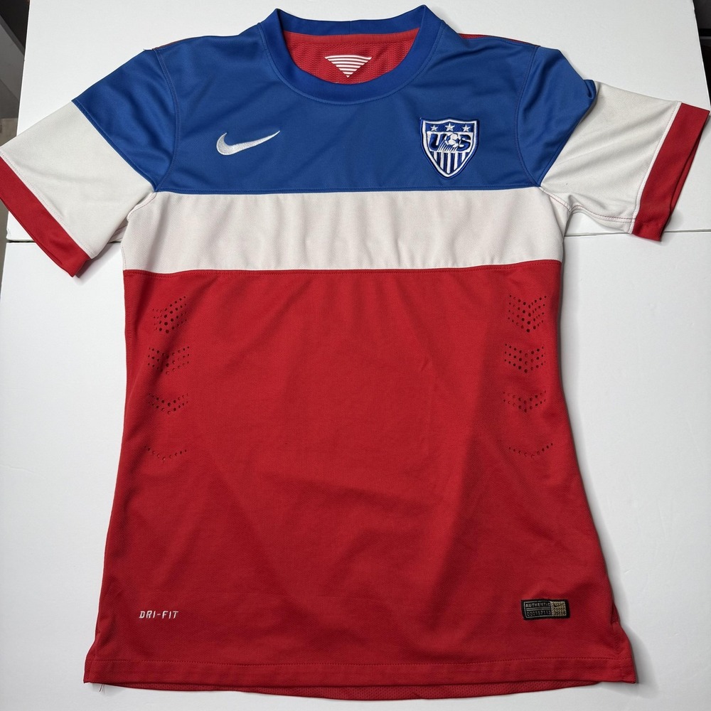 United States Soccer Shirt Mens Medium Nike Dri Fit FIFA World‎ Cup 2014